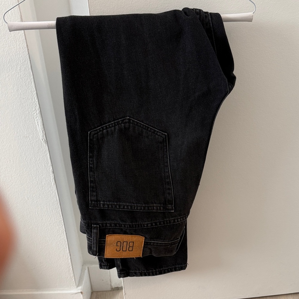 BDG Men's Black Dad Slim Tapered Fit Jeans